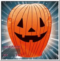 Sky Lantern Halloween / Carneval in Shape of a Flying Pumpkin