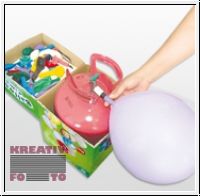 50er Helium Ballon-Set inkl. Einwegflasche