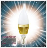 3 W Halogen Candleshaped LED bulb (E14 socket)