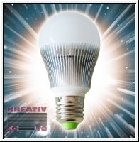 LED Light Bulb E27 with 3 x 2 Watt – Intensity like 30 Watt