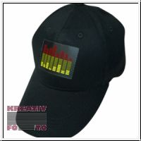 LED Base-Ball-Cap mit Equalizer