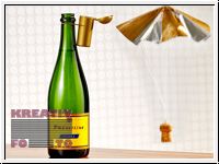 Korken-Fallschirm für Sektflaschen