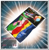 Flashing LED bunte Party-Ballons 5er Set