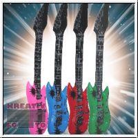 4 x aufblasbare Luftgitarren / Luftgitarre