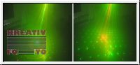 DMX Gobo Glitzer-Laser 150mW / RG  mit 8 Gobos