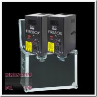 2x DMX Flame projector 