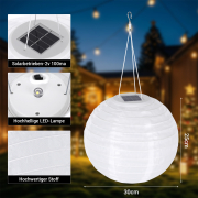 Asiatische Solar Laterne / Lampion 30cm