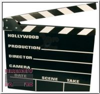 Hollywood Clapperboard made of Wood