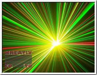 DMX Moving Glitter laser 150mW / 300mW RGY