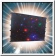 LED Starry Sky Glitter Curtain from 3 x 2 m