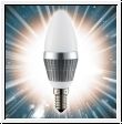 Dimmable 3 W LED Candlelight Bulb (E14 socket)
